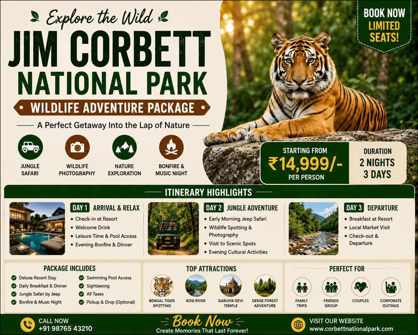 Jim Corbett National Park Tour Package image 1