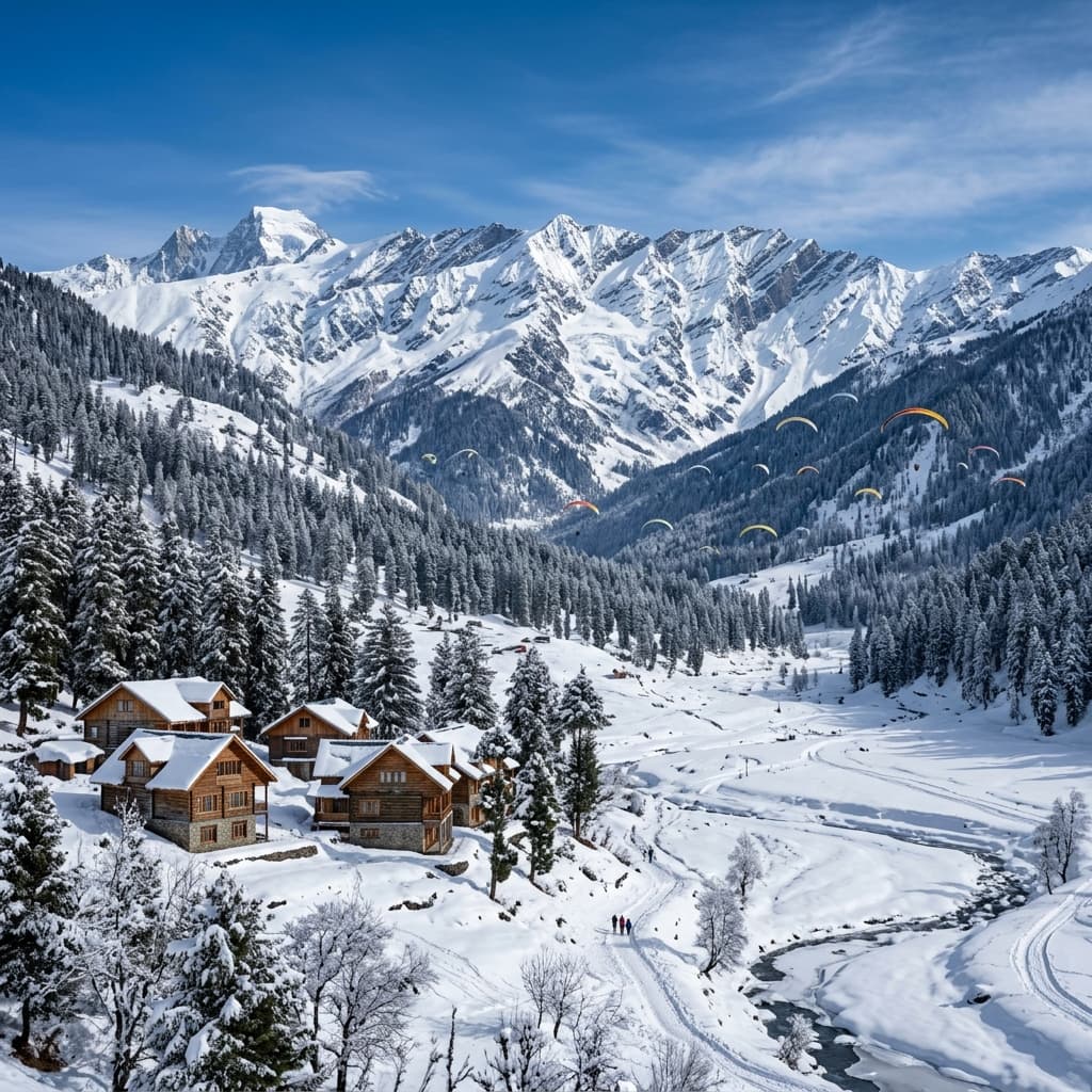 Manali Snow Adventure & Solang Valley Paragliding